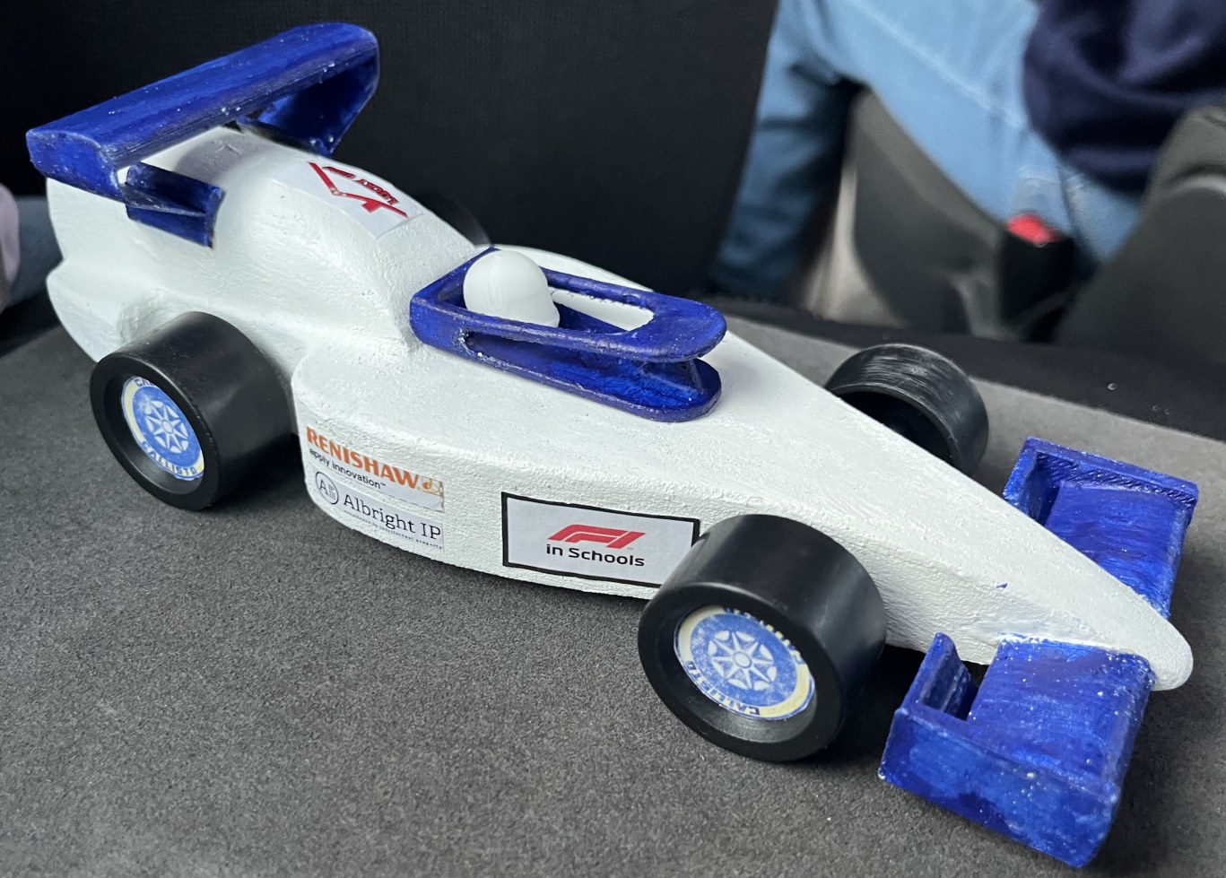 Earlier Callisto Racing miniature car from my STEM Racing journey